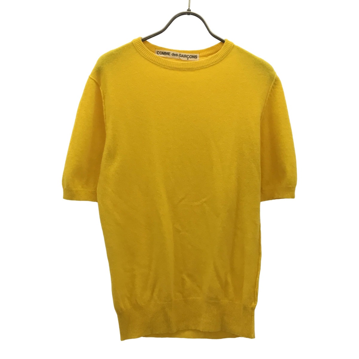 半袖 ニット イエロー セーター レディース 古着