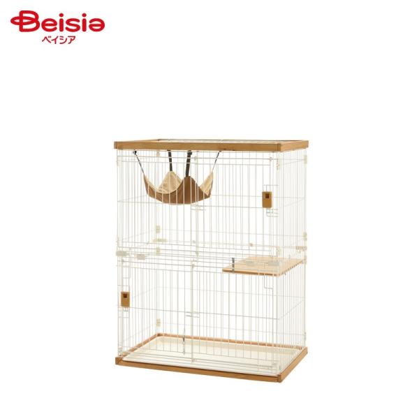 リッチェル 木製お掃除簡単キャットサークル S ライトブラウン ペット