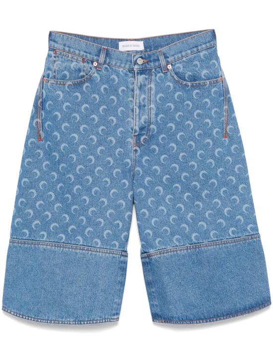 MARINE SERRE Men Shorts USH004B CDEN0002BL05 494