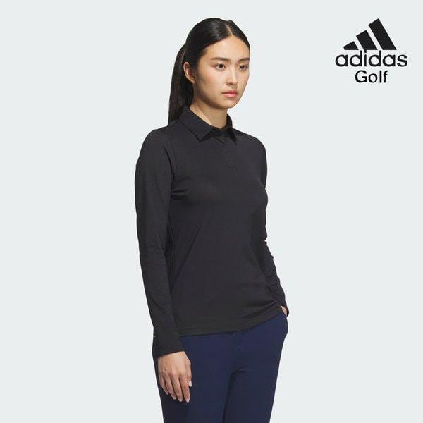 25FW ジャカードポロ長袖 JM9560(ブラック)