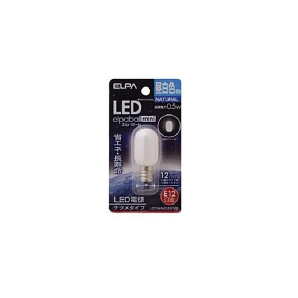 日本限定 ELPA 昼白色 E12 LEDナツメ球 LDT1N-G-E12-G100 LED電球