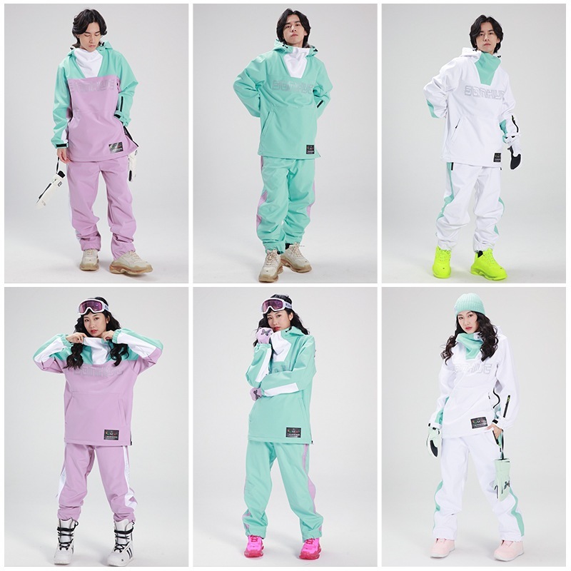 （1～3日で出荷）スノーボードウェア 上下セット メンズ レディース 男女兼用 2023 2024新作 パンツ ジャケット アウター スノボウェア スノーウェア スキーウェア スノボーウェア 韓国風レディースウェア