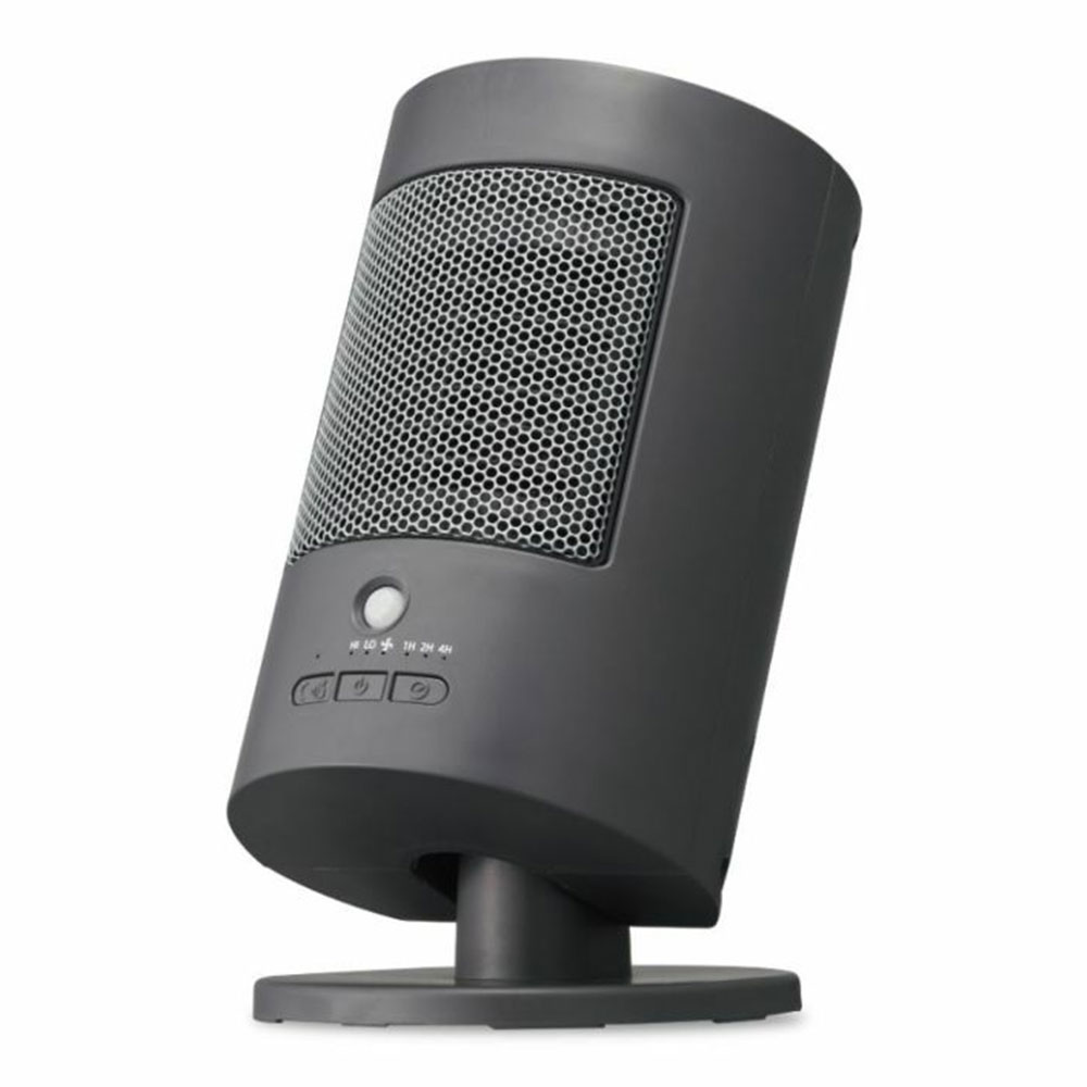 ドウシシャ セラミックヒーター 人感センサー付 上下首振り ブラック CHY-062J BK 暖房 DOSHISHA (sa)