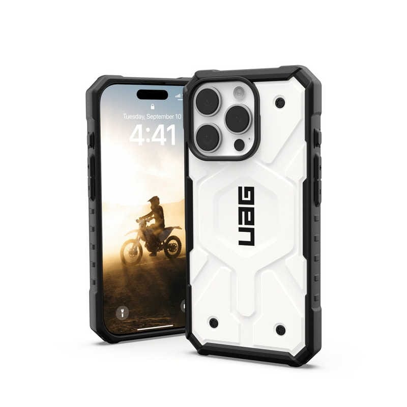 UAG　iPhone 16 Pro 耐衝撃ケース MAGSAFE対応 PATHFINDER ホワイト　UAG-IPH24MA-MS-WH