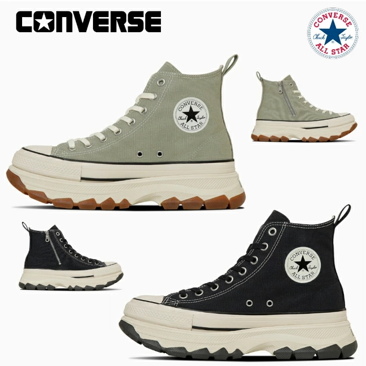 コンバース スニーカー ハイカット オールスター トレックウエーブ Ｚ ＨＩ レディース 厚底 CONVERSE ALL STAR TREKWAVE Z HI