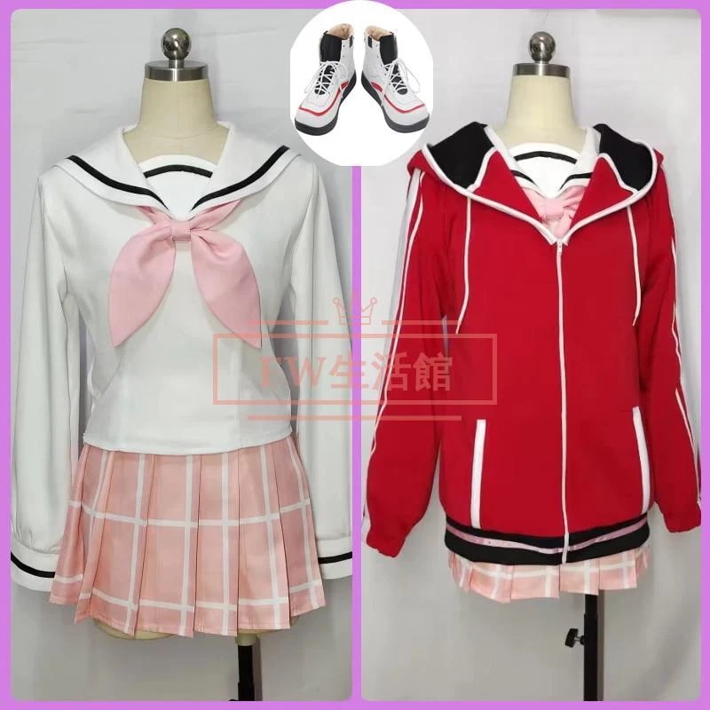 【新品開催 即納】ブルーアーカイブ -Blue Archive- 伊原木 ヨシミ コスプレ 衣装 靴コスチューム cosplay イベント 演出服 アニメ変装 仮装 ハロウィン