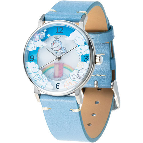 ドラえもん　青空さんぽモデル　ブルー　ソーラー　レディスウォッチ　腕時計　コンセプトウォッチ