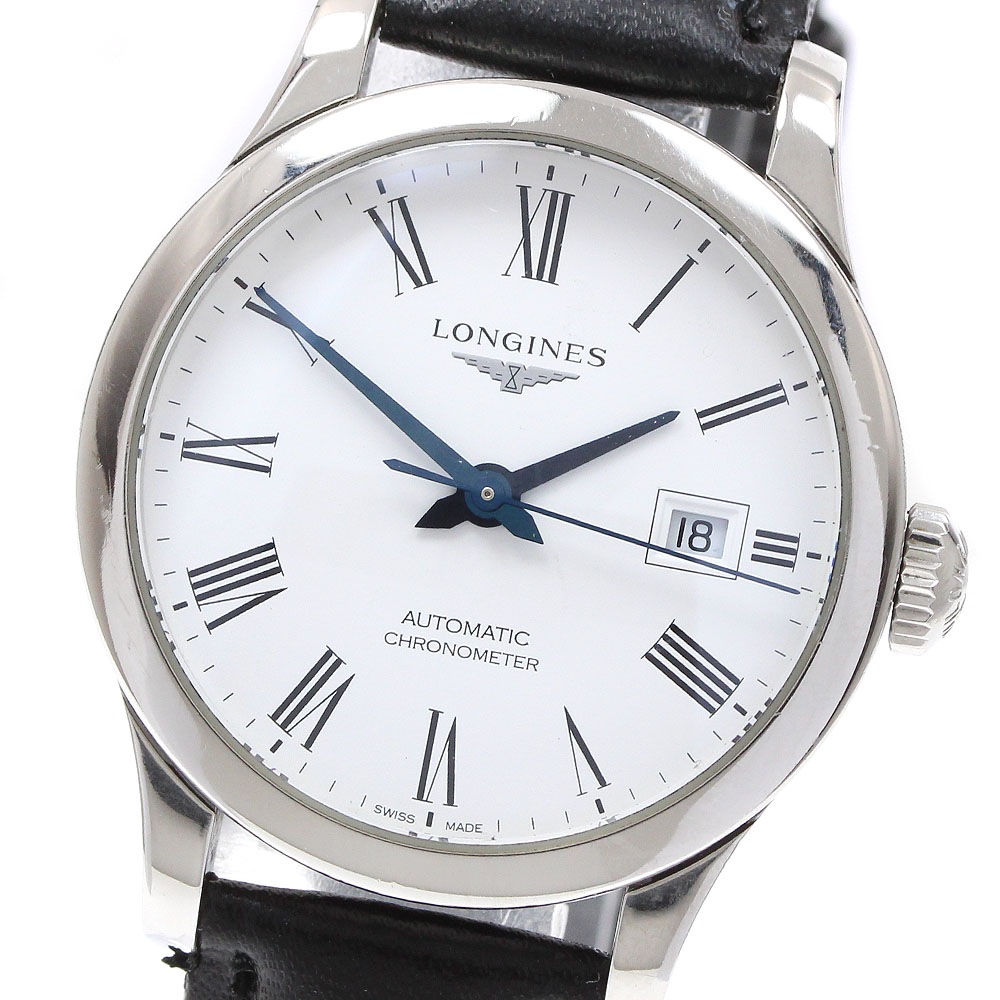 ロンジン LONGINES L2.321.4 レコード デイト 自動巻き レディース _922767【中古】