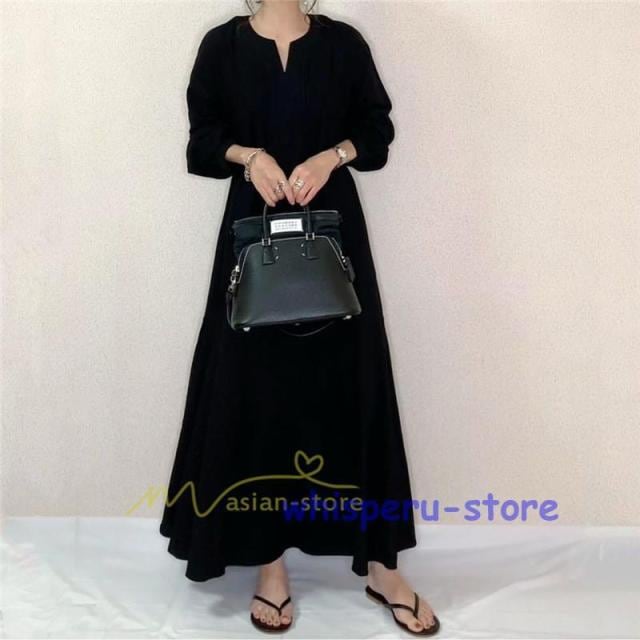 2025秋冬先行ワンピース レディース 40代ワンピース 秋冬新作 長袖ワンピース きれいめ マキシ丈 秋冬 通勤着 可愛い ゆったり 体型カバー 20代 30代 40代 50代 着痩せ 上品