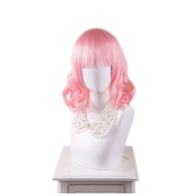 【新品開催 】東方Project 東方プロジェクト 西行寺幽々子 コスプレウィッグ かつら 耐熱ウィッグ 変装用 コスチューム専用ネット付