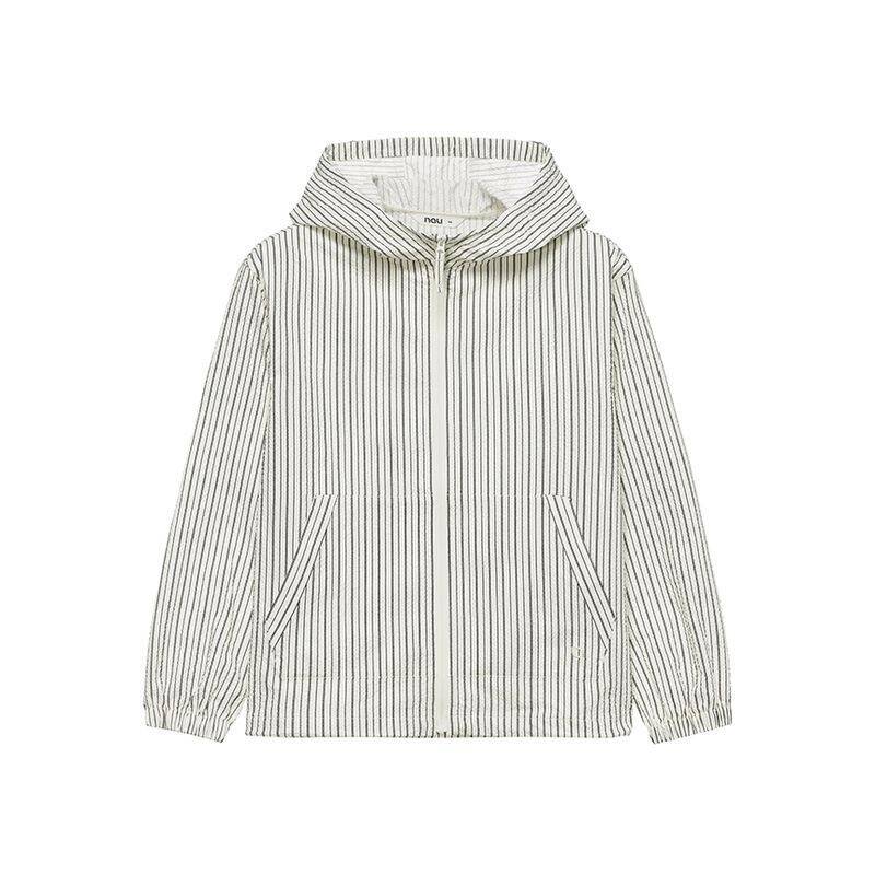 Nau キッズ シーサーカー フーディージャケット Almond 550518