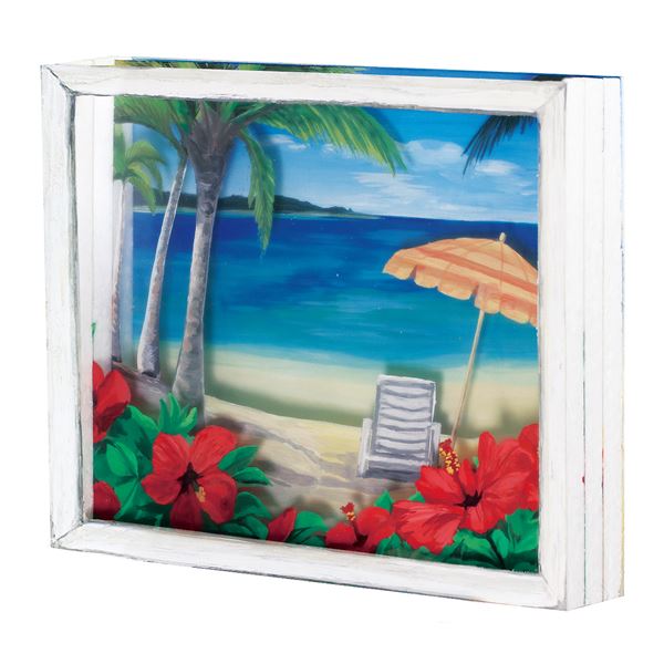 （まとめ）重ねて作る3Dアート(×10セット)