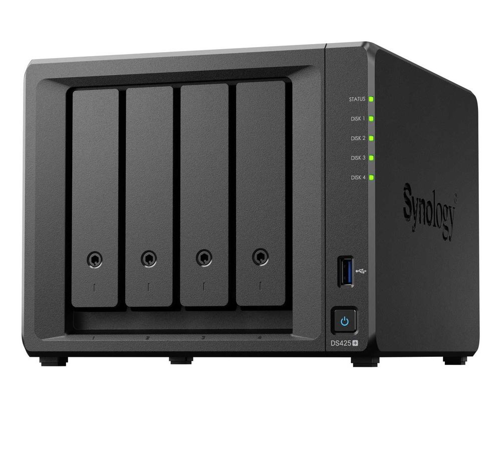 Synologyシノロジー Intel Celeron J4125搭載4ベイNAS DS425+ DS425