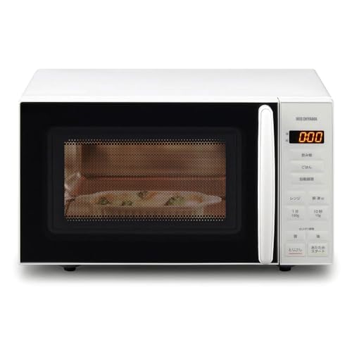 アイリスオーヤマ 電子レンジ 18L 単機能 フラットテーブル 全国対応 ヘルツフリー PMG-F188-W ホワイト 11,965円