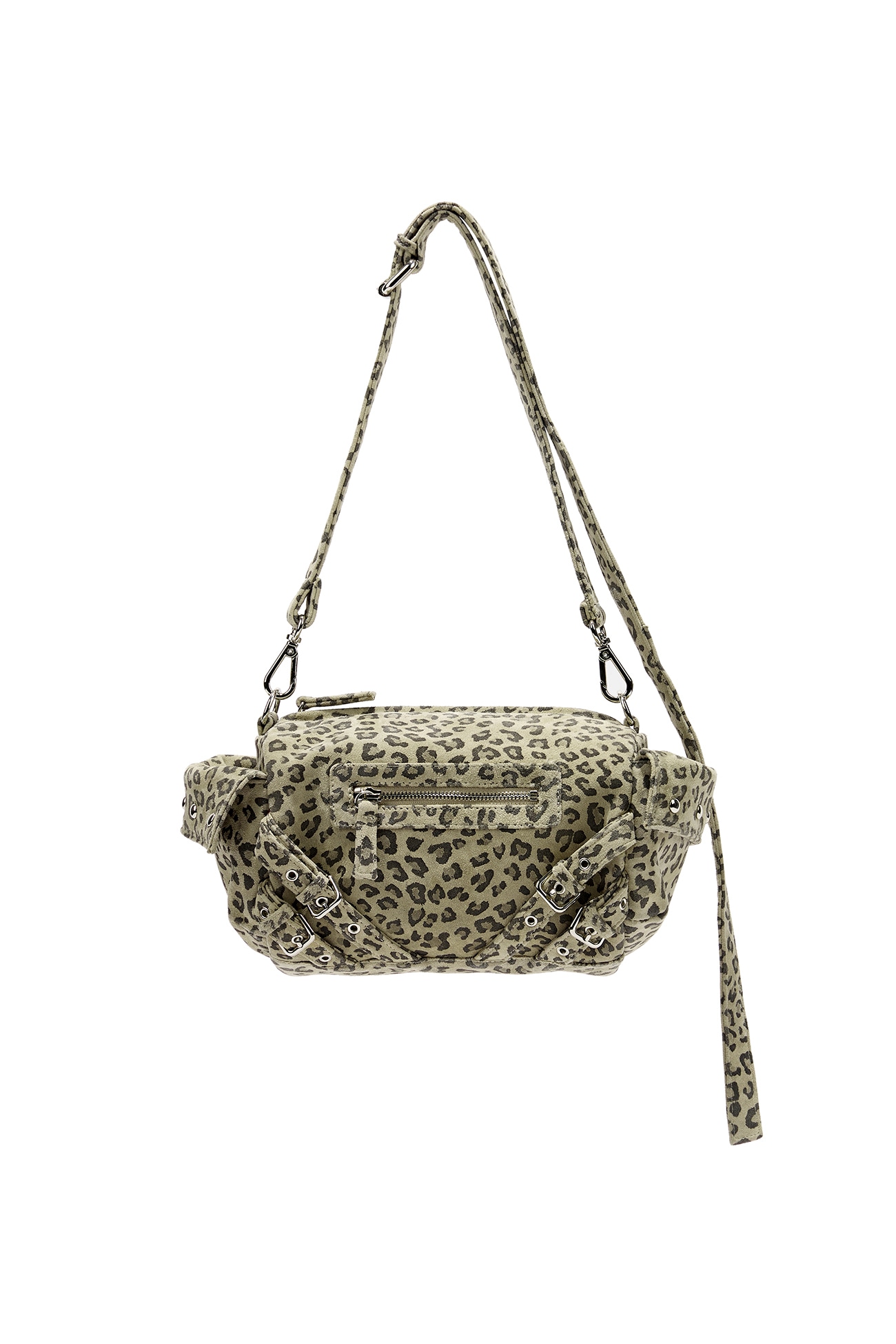【DEINET】STUD POCKET BAG IN LEOPARD★韓国人気★ 追跡付 DEINET】STUD POCKET BAG IN LEOPARD☆韓国人気☆ 追跡付