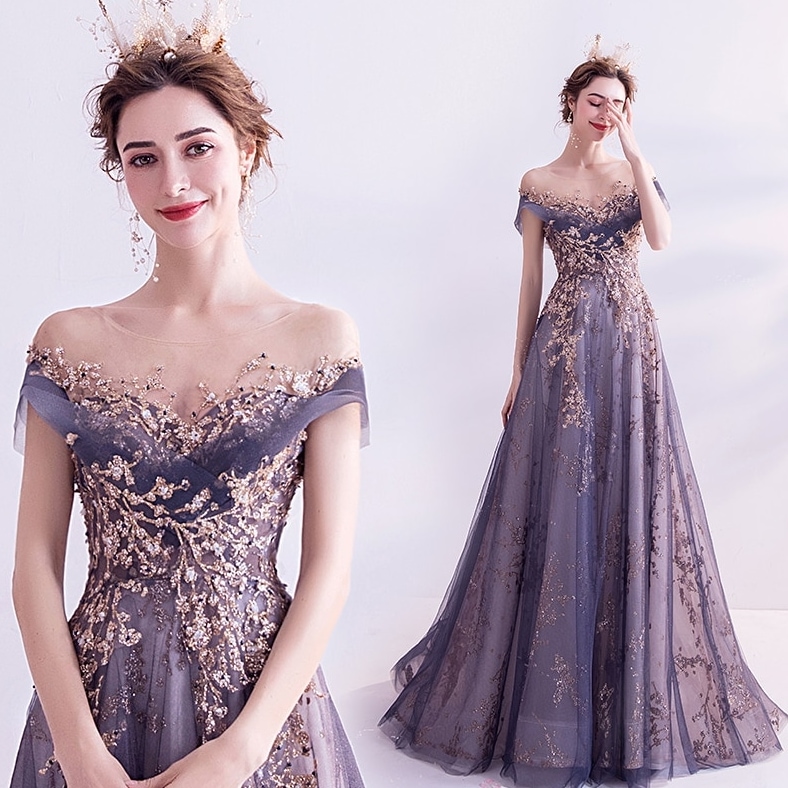 イブニングドレス 上品パーティードレス 花嫁 ウエディング ウェディング 結婚式 演奏会 二次会