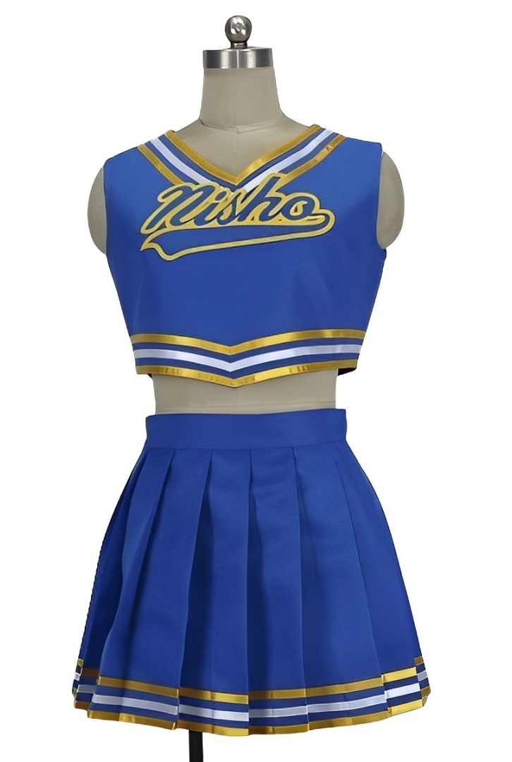 東京都 二松學舍大学附属高校 チアリーディング部 ユニフォームセット コスプレ衣装 P770