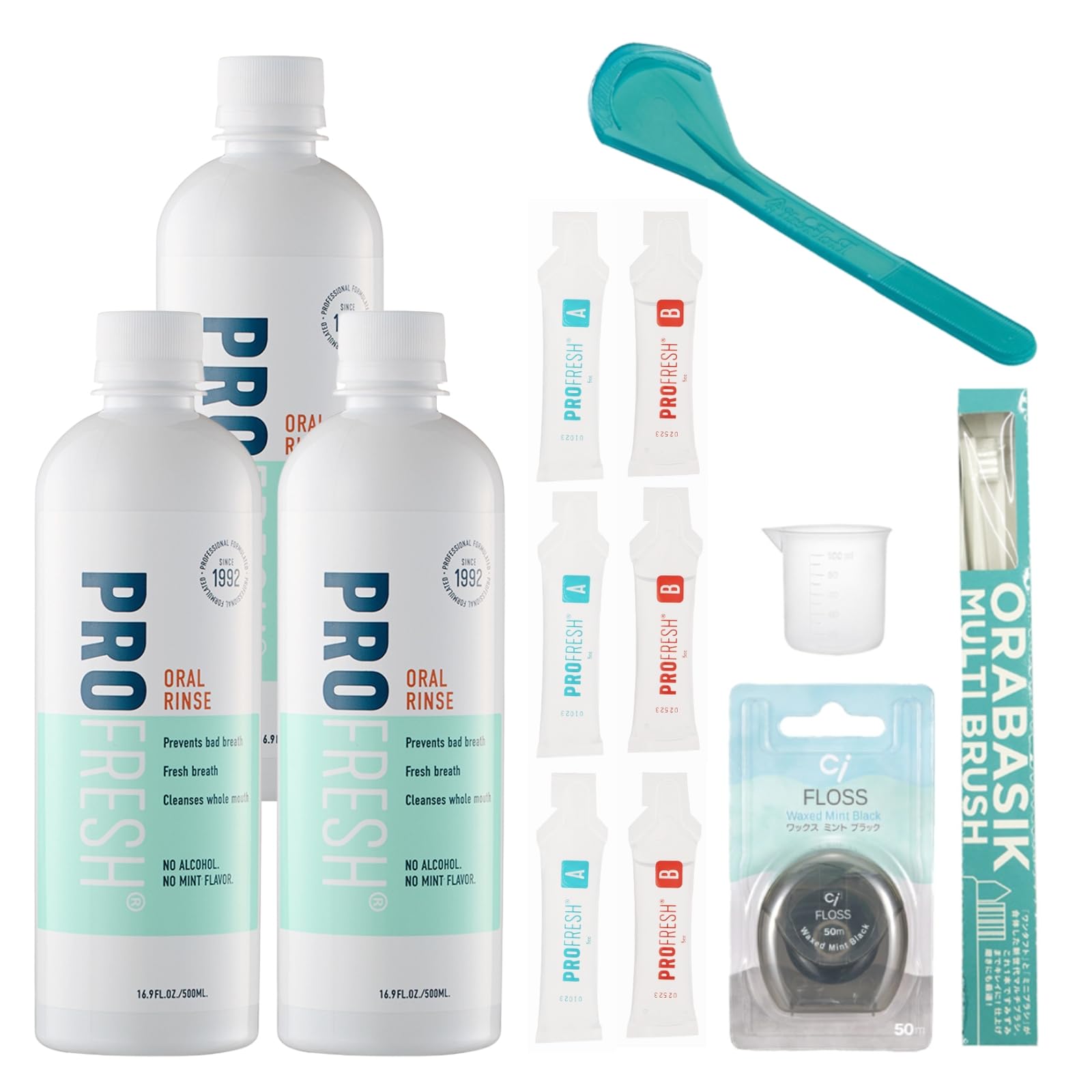 ProFresh (プロフレッシュ) プロフレッシュ オーラルリンス 特別セット 口臭 口臭ケア ブレスケア 二酸化塩素 ノンアルコール 歯科医院採用