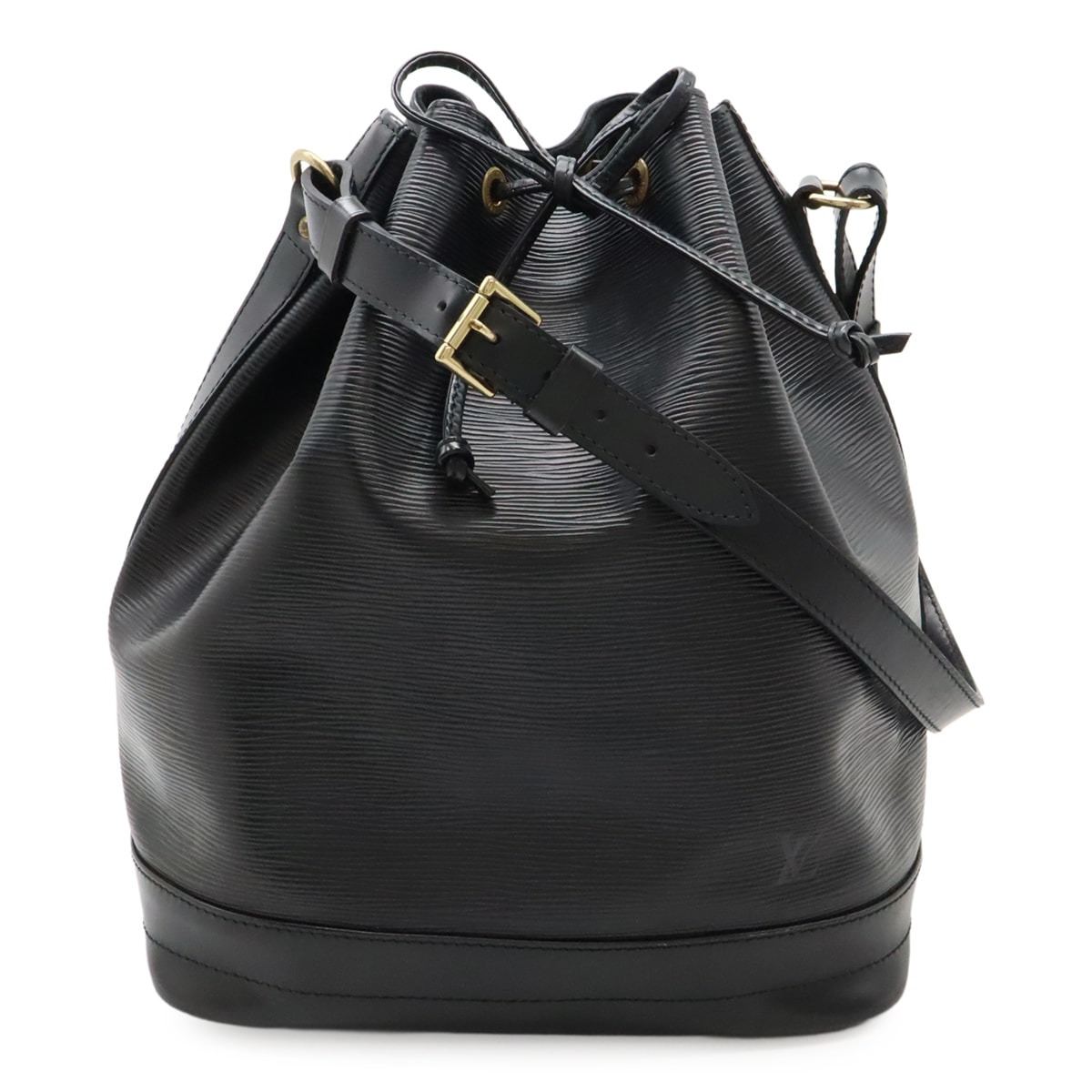 エピ ノエ ショルダーバッグ ワンショルダー セミショルダー 巾着 ノワール 黒 ブラック ゴールド金具 M5900