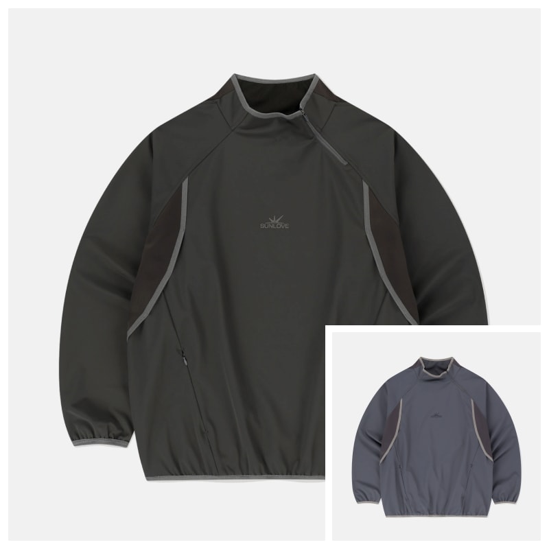 【SUNLOVE】 TORAY SOFTSHELL PULLOVER : 2COLORS