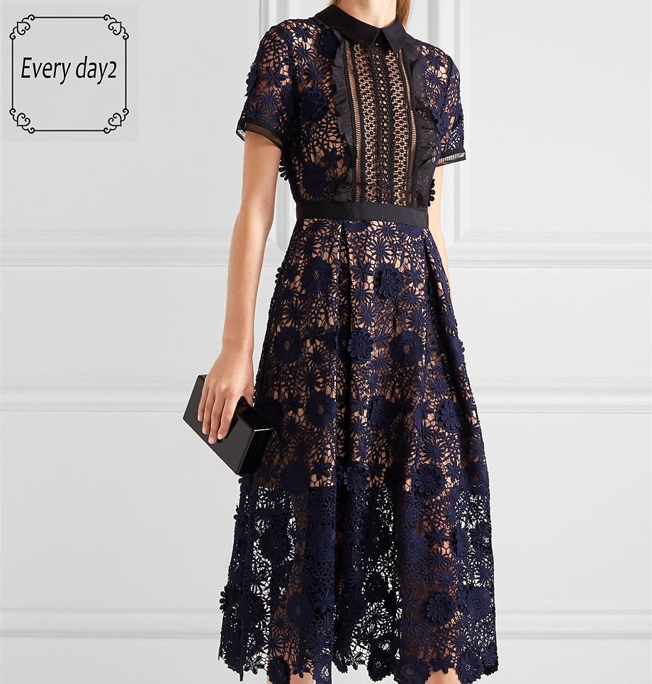 韓国のファッション2022年夏のレースのドレス結婚式の女性のパーティーギフト2番目のイブニングドレス