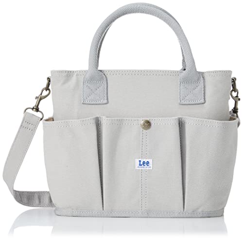 [リー] ２WAYトートバッグ コットン ガーデニングバッグ 軽量 大容量 多機能 ２WAY グレー 5,536円