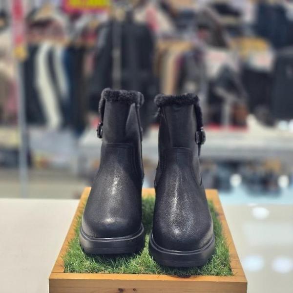 セーブゾーン04 女性コンフォートカジュアルミドルワーカーブーツ ブラック FR614 (S44097851)