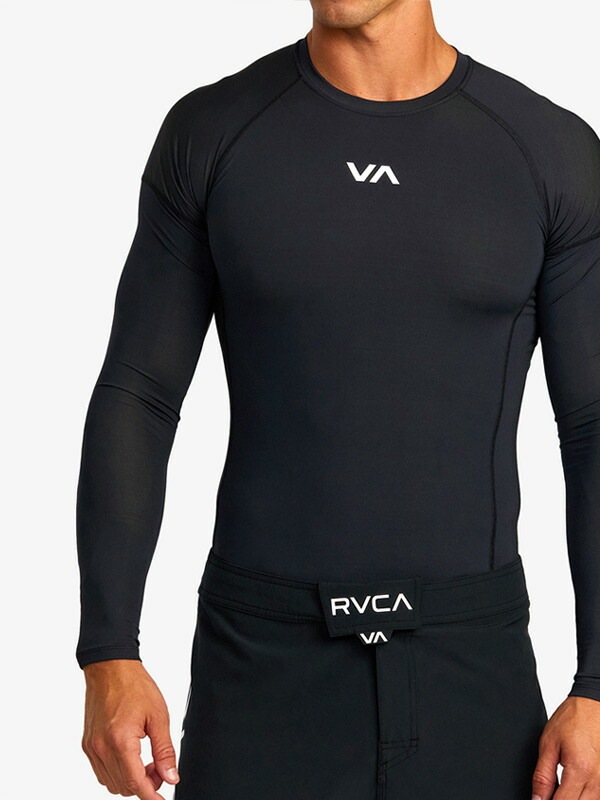 RVCA ルーカ Tシャツ ラッシュガード 長袖 ロンT RVCA RASHGUARD ルカ ラッシュガード BBQ フィットネス BD041-809