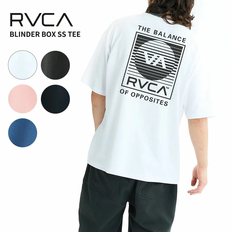 ルーカ メンズ 半袖Tシャツ RVCA BLINDER BOX SS TEE サーフ系 BF04A214