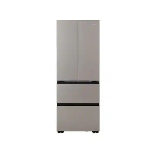 Haier 冷蔵庫 411L 観音開き 4ドア 70cm 鮮度キープ冷凍 変温ケース きれいエアー JR-G41A-H グレー系