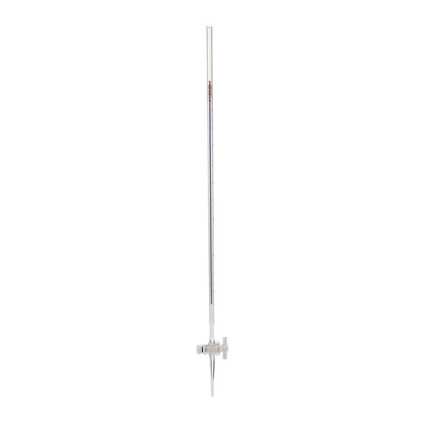 (柴田科学)ビュレット スーパーグレード 青筋 PTFEコック付 50mL 021830-50