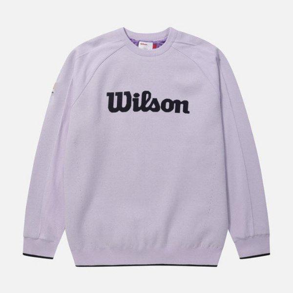 長袖Tシャツ VQA W244001GTLO3-PUR グラフィック防風セーター