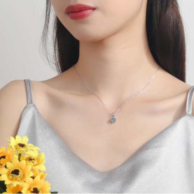 ネックレス レディース 一粒ダイヤ 大粒0.8ct cz 妻 彼女 誕生日プレゼント 女性 人気 アクセサリー ホワイトデーお返し 20代30代40代50代