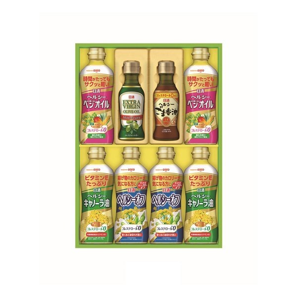 日清オイリオ 日清バラエティオイルギフト 5種/8本セット ZOA420143282 4,954円
