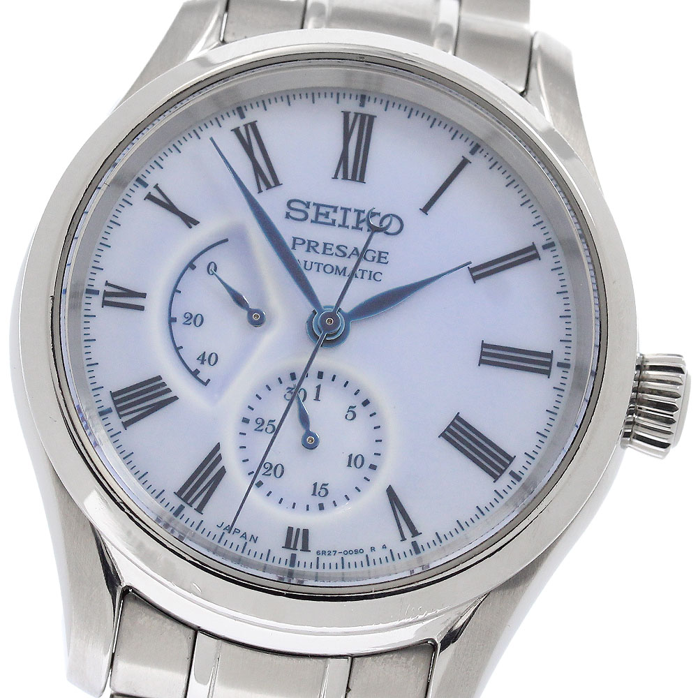 セイコー SEIKO SARW061/6R27-00V0 プレザージュ 有田焼ダイヤル 数量限定2000本 自動巻き メンズ _950835【中古】