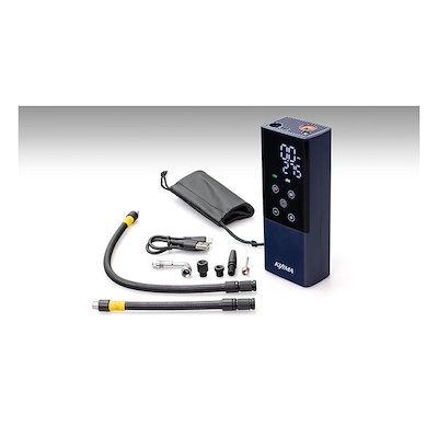 他サイト： キジマ KIJIMA バイク用 車用 自転車用 充電式電動エアポンプ JP02 スマートエアポンプセット 2000mAh 7.4V 14.8Wh type-C充電 5V/2A 302-3231の商品画像