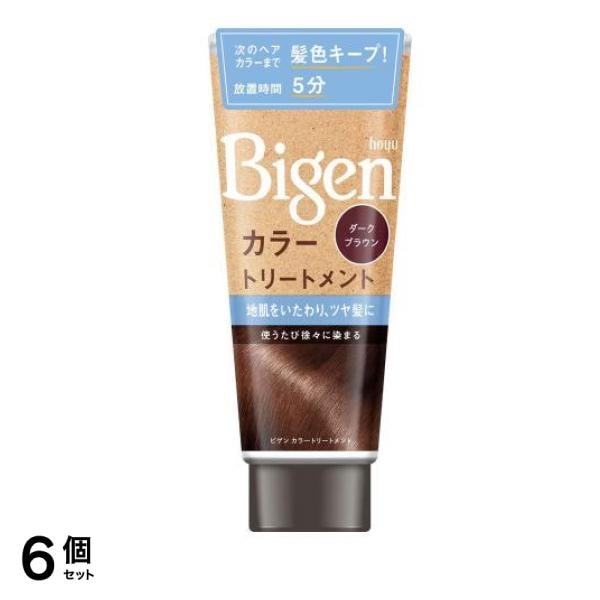 カラートリートメント ダークブラウン 180g 6個セット