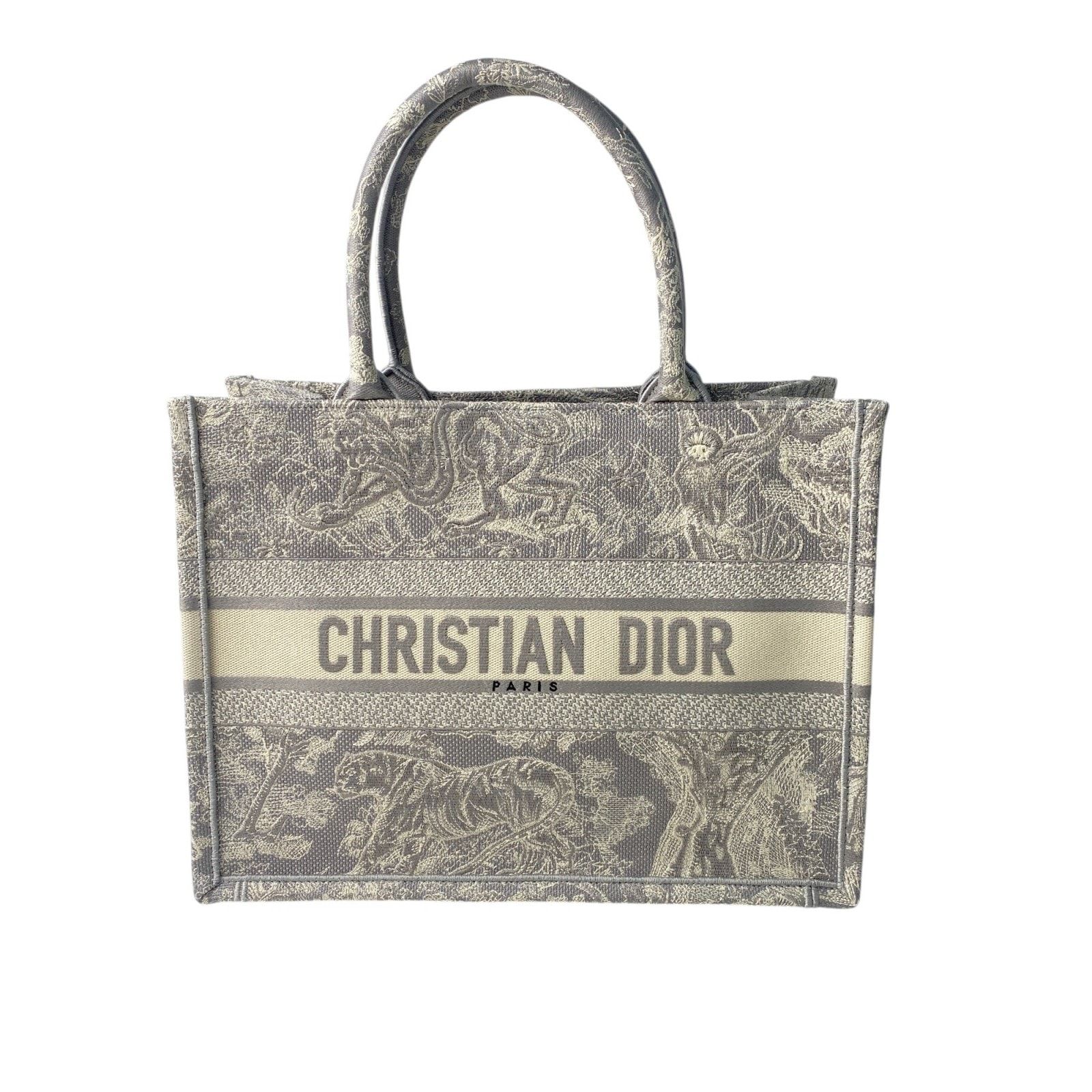 未使用 ディオール DIOR レディース ブックトート ミディアム トワル ドゥ ジュイ トートバッグ 50MA 0225