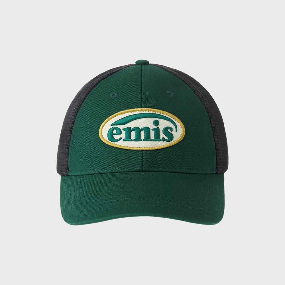 IMIS ワッペンメッシュボールキャップ-グリーン