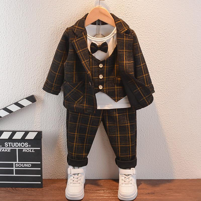 フォーマルスーツキッズスーツ3点セット男の子フォーマルスーツベlビー服上下セットおしゃれ七五三入学式卒業式結婚式発表会