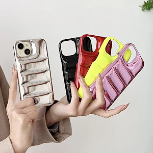 The Puffer ダウンジャケットケース iPhone 14 13 12 11 Pro Max X XS XR 8 7 Plus SE 用すべてのiphoneモデル用