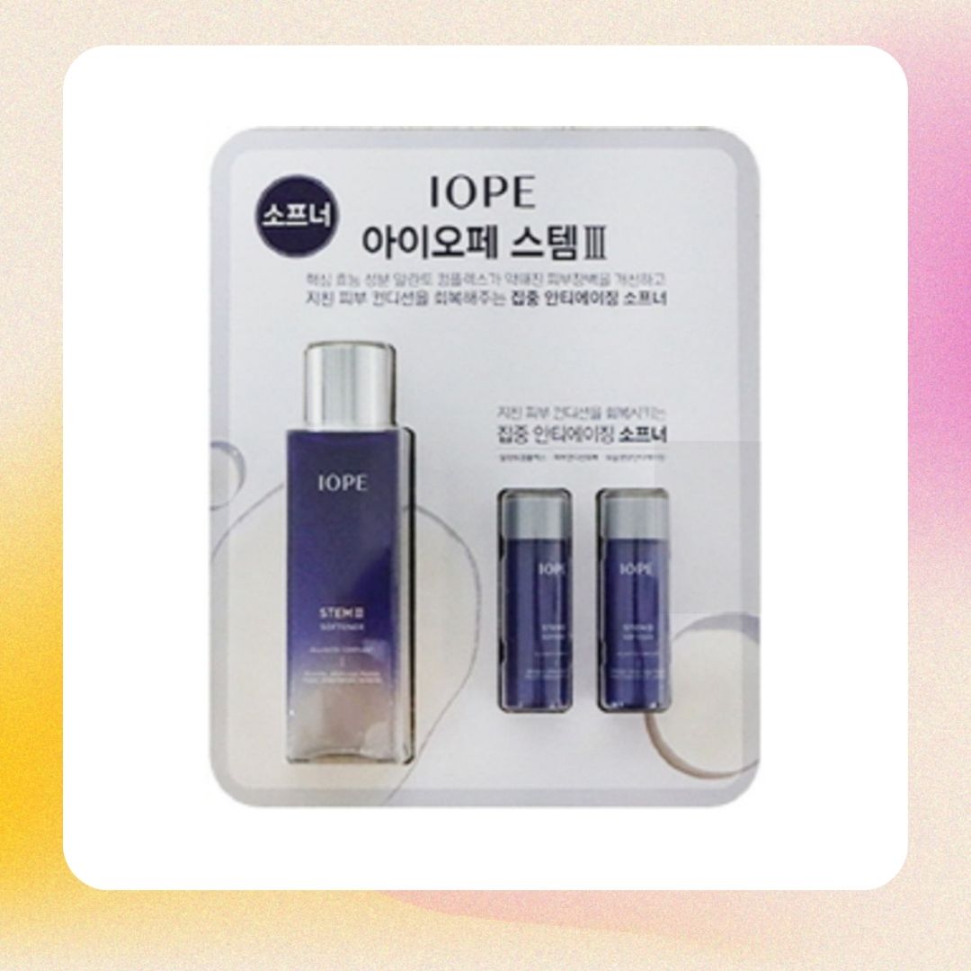 【セット】 ステム3 トナー 150ml + 25ml + 25ml (STEM III SOFTENER)