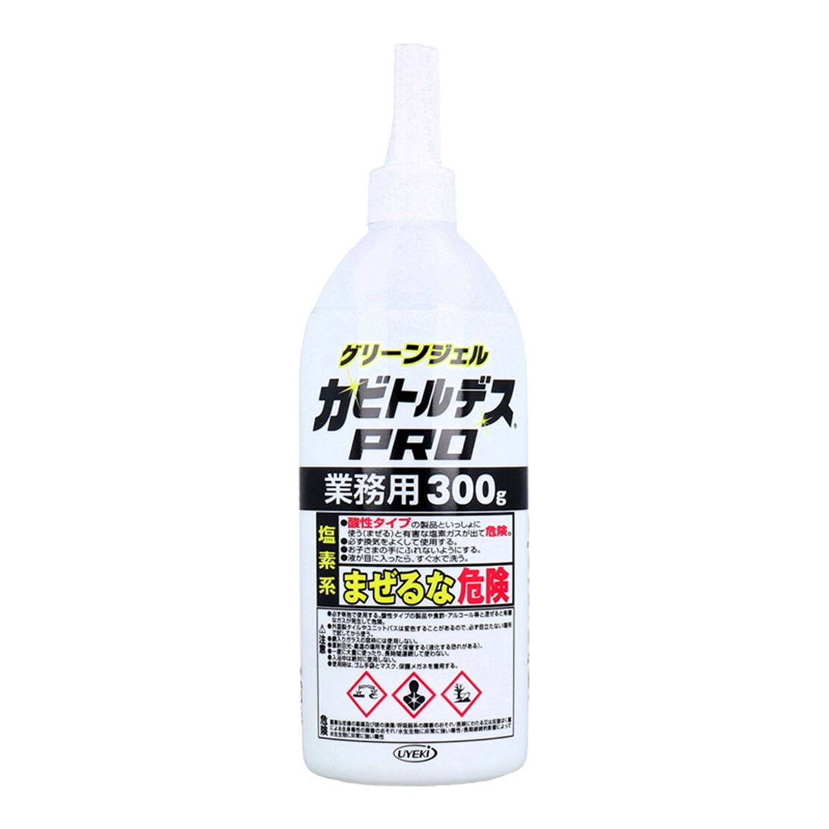 カビ取り用洗浄剤 カビトルデスPRO アルカリ性 グリーンジェル 業務用 300g X4本