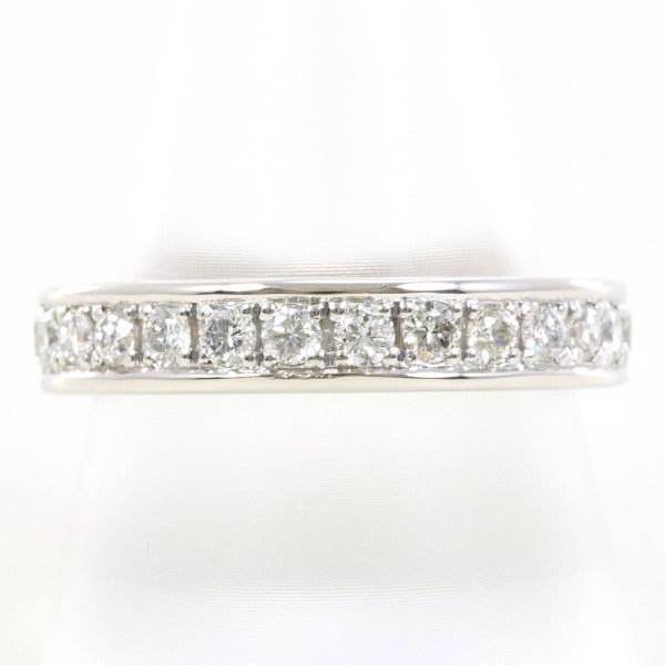 K18 18金 WG リング 指輪 22号 ダイヤ 1.69 カード鑑別書 ジュエリー 中古