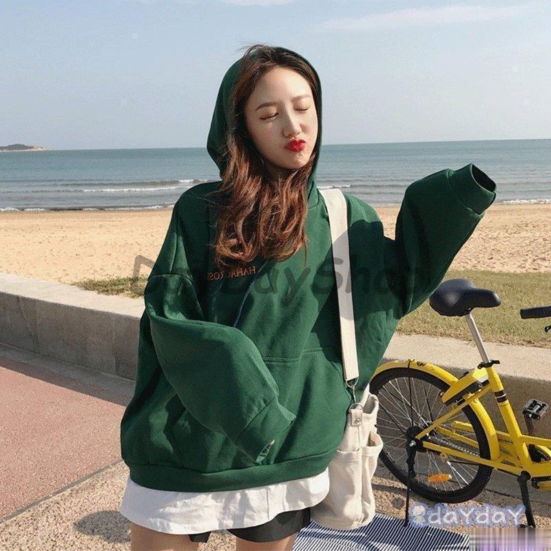 韓国 トレーナー パーカー トップス 長袖 ストリート風 ダーク系 ファッション レディース カップル服 ダンス カジュアル 春夏秋 ゆるい 原宿 衣装