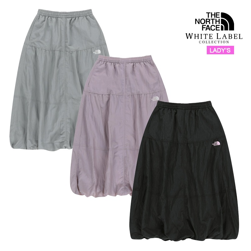 レディース バルーンスカート NK6NR80 ロング 3段シャーリング ボリュームデザイン NK6NR80J NK6NR80K NK6NR80L