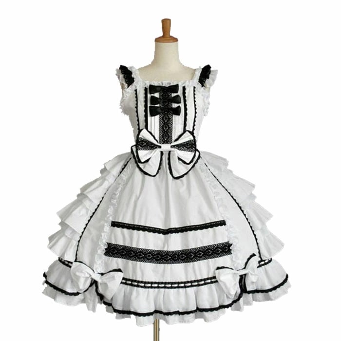 全8色 ゴスロリ ロリータ ワンピース ゴスロリ ワンピース ロリータ ワンピース コスプレ ゴスロリ ゴシック メイド 衣装 コスチューム 衣装 アニメ 衣装 ロリータ 文化祭 学園祭 衣装 ブラッ