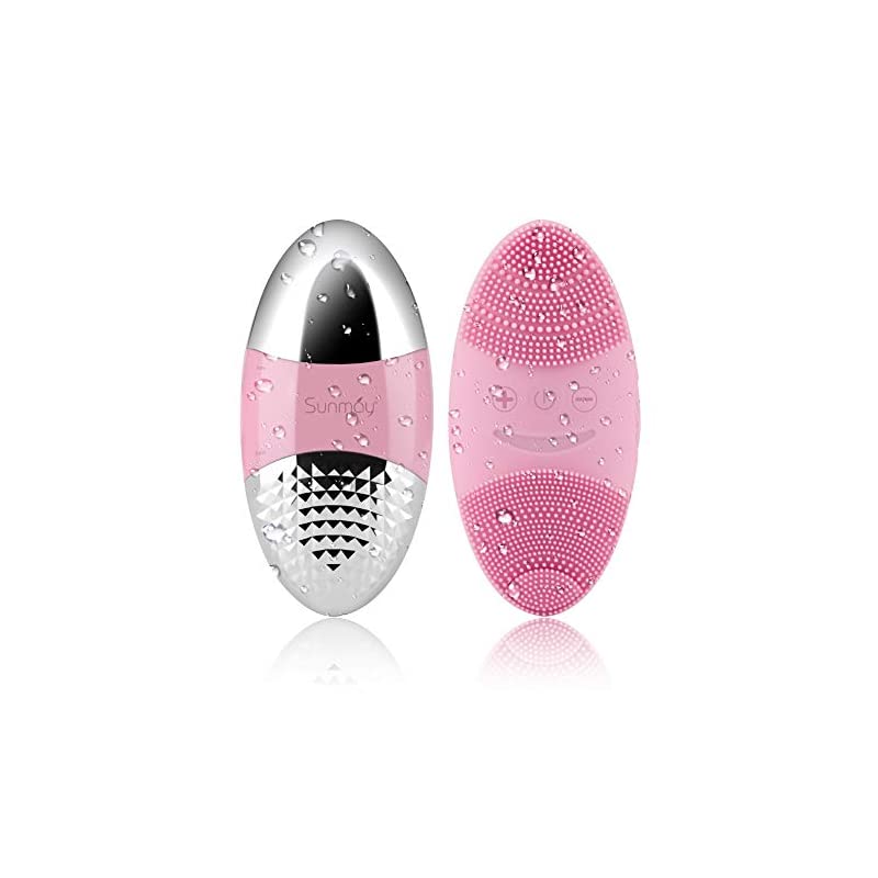 洗顔ブラシ 電動 洗顔 シリコン洗顔器 フェイスブラシ スキンケア クレンジング 洗顔 男女兼用 USB充電式 防水 日本語説明書付き