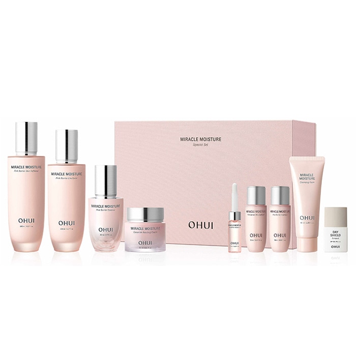 ミラクル モイスチャー 4種 企画セット／化粧水+乳液+美容液+クリーム+サンプル5点付き