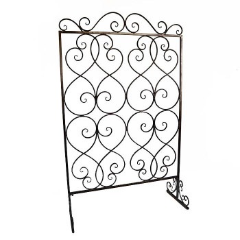 かわ畑 アンティーク調 アイアンパーテーション スクリーン 1609IFH003